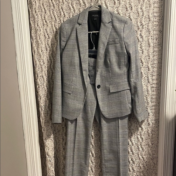 Ann Taylor Jackets & Blazers - Ann Taylor Women's Gray Plaid Blazer and Suit Pants